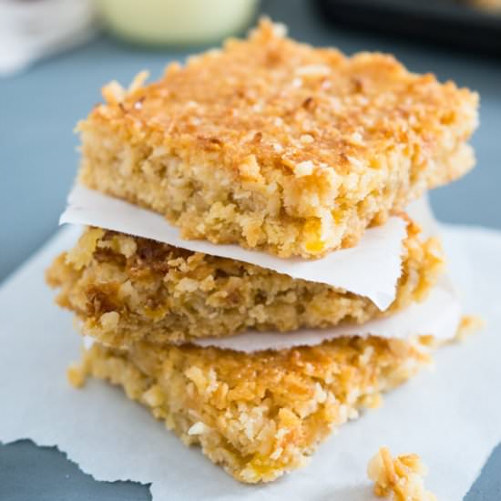 Coconut Squares - Recipe photo by platedcravings
