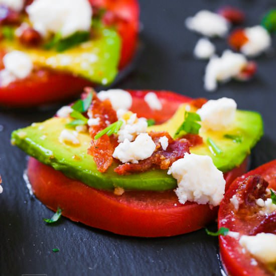5-minute Tomato Bites Appetizer - Recipe photo by MunchkinTime