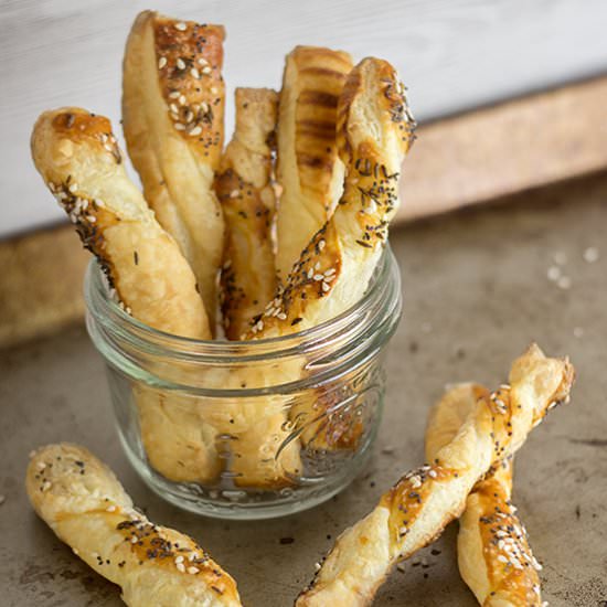 Puff Pastry Twist (Knusperstangen) - Recipe photo by thekitchenmaus