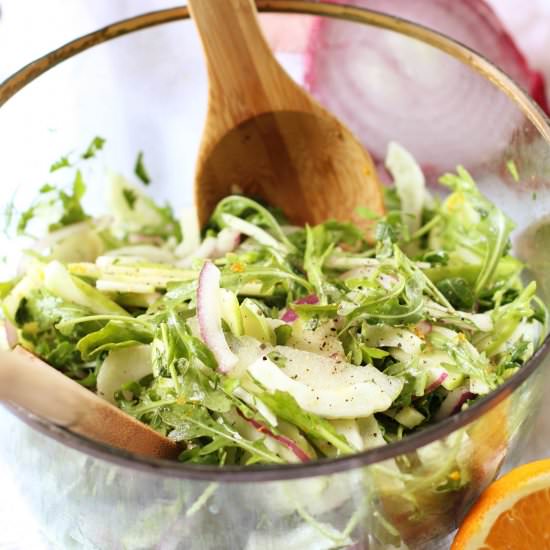 Citrus, Fennel, and Apple Salad - Recipe photo by thepasticheblog