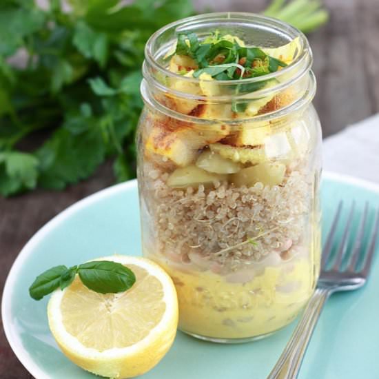 Sunshine Salad in a Jar - Recipe photo by Raspberrysue