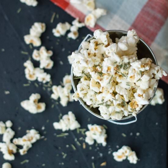 Rosemary + Parmesan Popcorn - Recipe photo by superman cooks