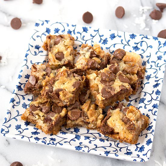 Hello Dolly Bars - Recipe photo by sarahsbakestudio