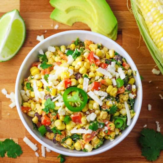 Mexican Street Corn Salad - Recipe photo by Tastefulventure