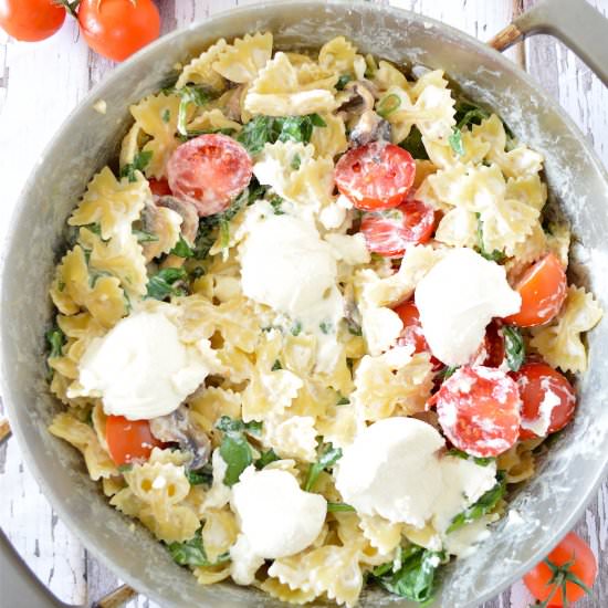 Ricotta, Tomato & Spinach Pasta - Recipe photo by goodmorningcali