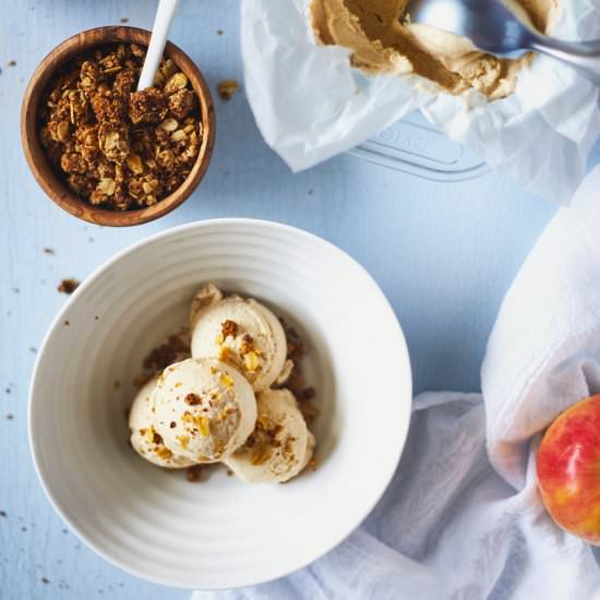 Apple Pie Ice Cream - Recipe photo by Natural Girl Modern World