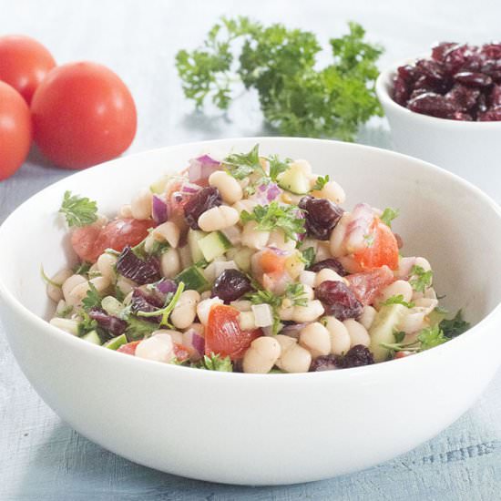 Navy Beans Salad - Recipe photo by healingtomato