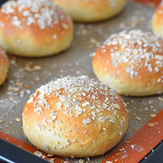 Burger Buns with Mashed Potatoes - Recipe photo by KleinesKulinarium