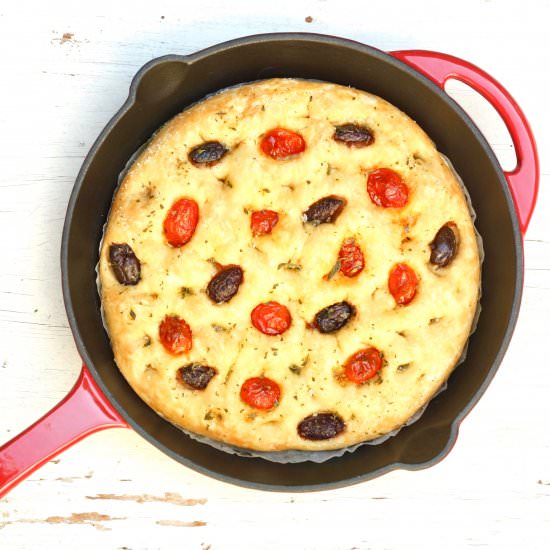 Olive Flat Bread - Recipe photo by marilenaskitchen