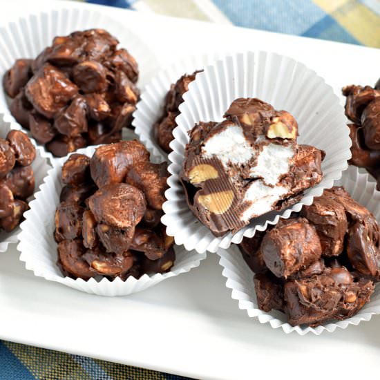 Rocky Road Clusters - Recipe photo by FoodFanatical