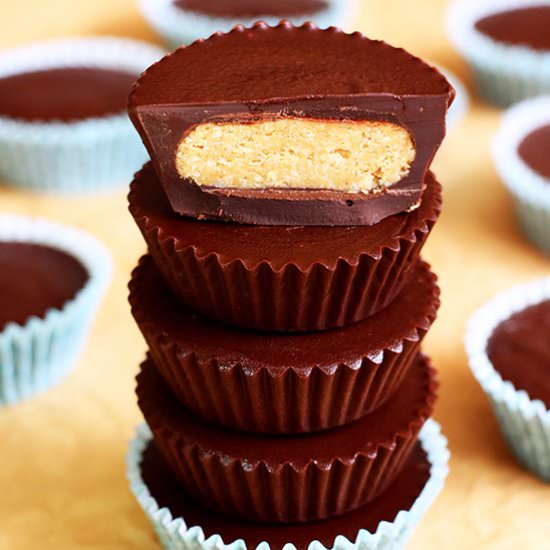 Peanut Butter Cups (Oat Flour) - Recipe photo by When Hungry