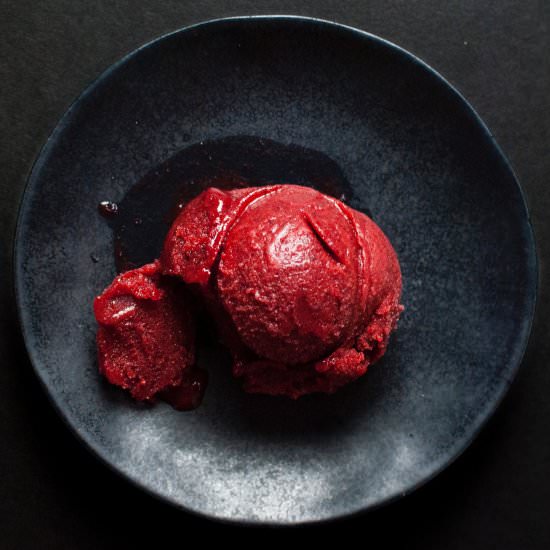 Strawberry Habanero Sorbet - Recipe photo by eohynn