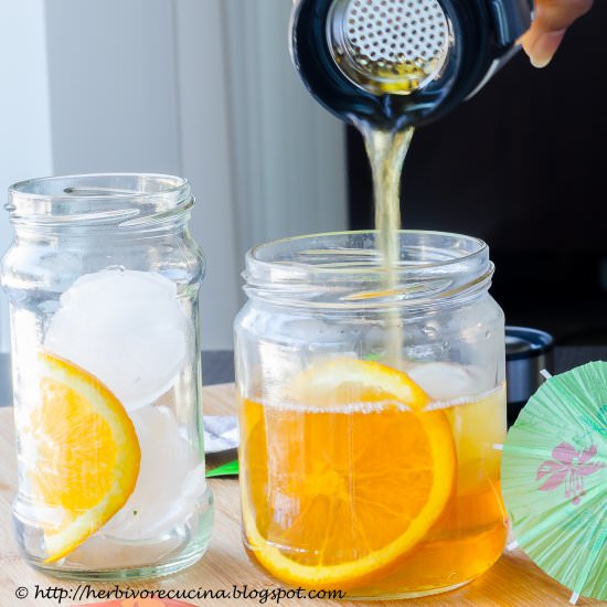 Orange Iced Tea - Recipe photo by Herbivore Cucina