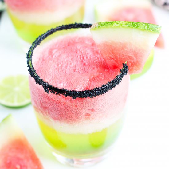 Skinny Watermelon Margaritas - Recipe photo by 3 Yummy Tummies