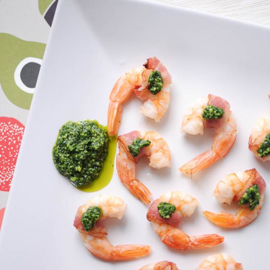 Bacon Wrapped Shrimp - Recipe photo by teaspoonliving