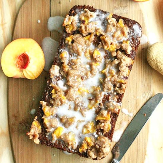 Peach Cobbler Bread Recipe - Recipe photo by diycandy