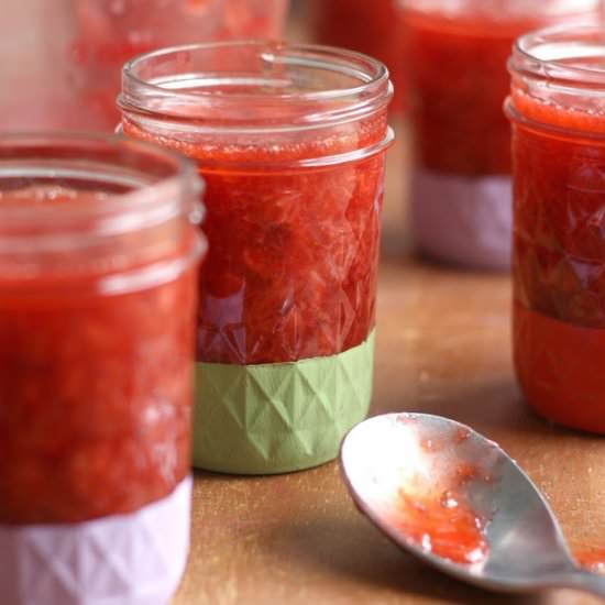 Strawberry Freezer Jam - Recipe photo by diycandy