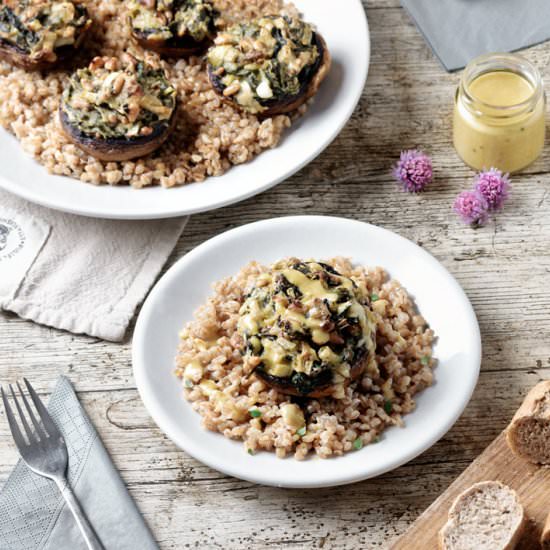 Stuffed Mushrooms and Mustard Sauce - Recipe photo by Planticize