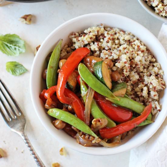 Summer Stir-Fry - Recipe photo by Cook Nourish Bliss