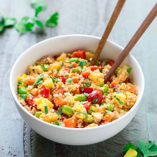 Healthy Fried Rice - Recipe photo by wellplated