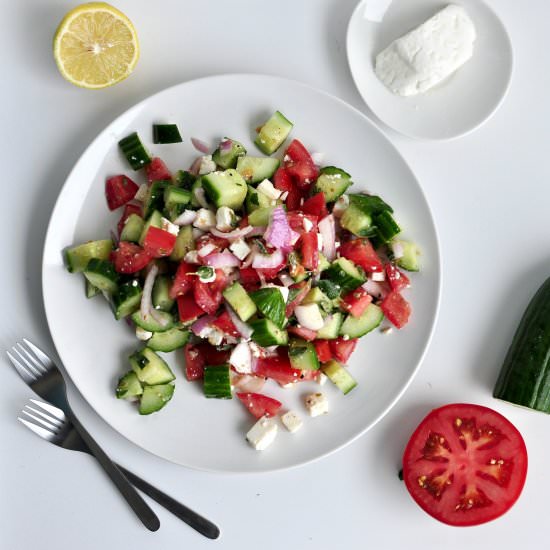 Greek Salad - Recipe photo by mysecondbreakfast