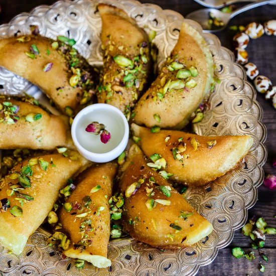 Atayef (Middle Eastern Pancakes) - Recipe photo by littlesunnykitchen