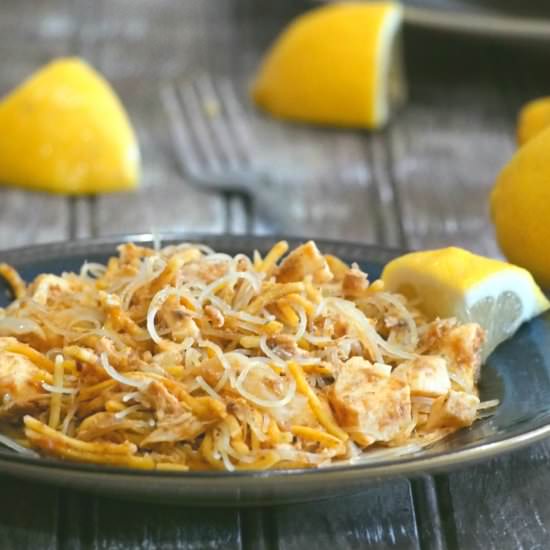 Pancit Sardinas - Recipe photo by Woman Scribbles
