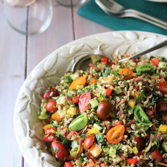 Summer Grain Salad - Recipe photo by PooksPantry