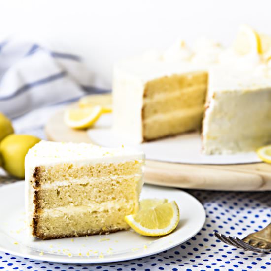 Lemon Layer Cake - Recipe photo by whatsarahbakes