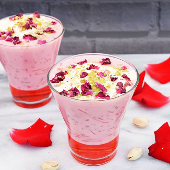 Falooda - Recipe photo by LinsFood