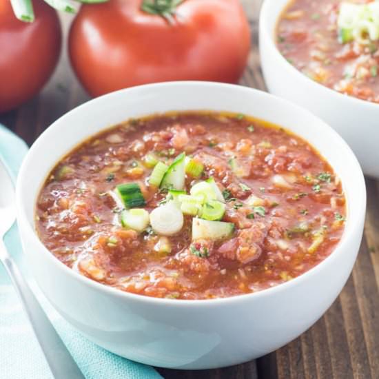 Gazpacho - Recipe photo by cupcakesandhammers