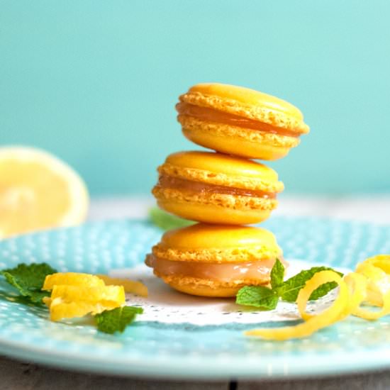 Lovely Lemon Macarons - Recipe photo by cookiesforengland