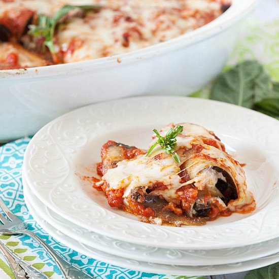Rolled Eggplant Lasagna - Recipe photo by Food Done Light