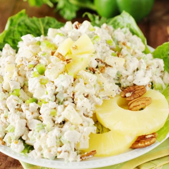 Pineapple-Pecan Chicken Salad - Recipe photo by thekitchenismyplayground