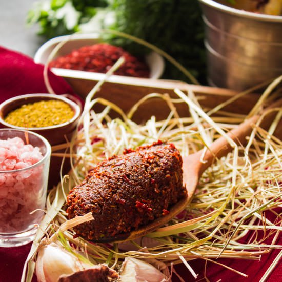 Adjika Paste - Recipe photo by PantsDownApronsOn