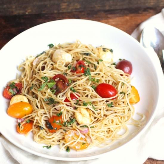 Caprese Pasta Salad - Recipe photo by susanstable