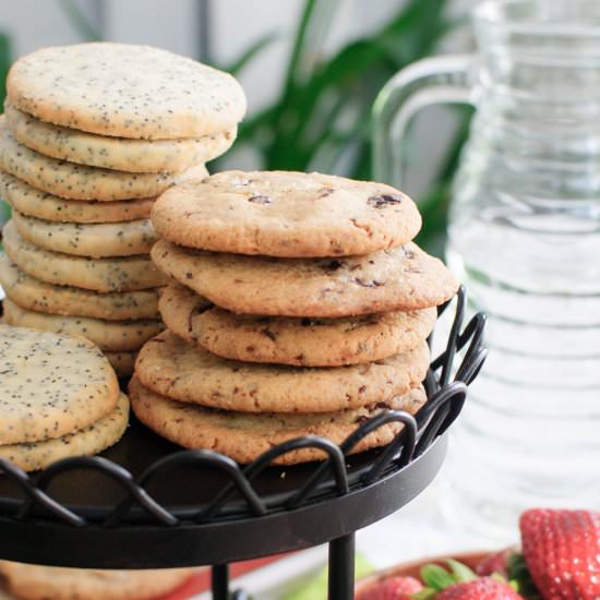 Salted Tahini Chocolate Chip Cookie - Recipe photo by thesharedplate
