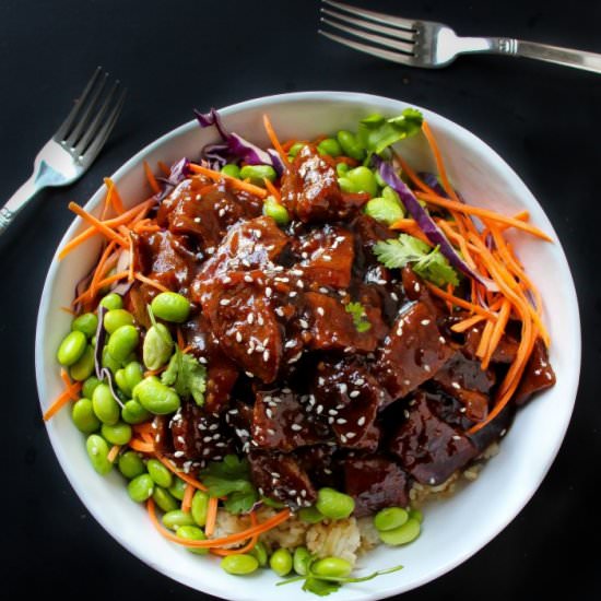 Pineapple Ginger Mongolian Beef - Recipe photo by layersofhappiness
