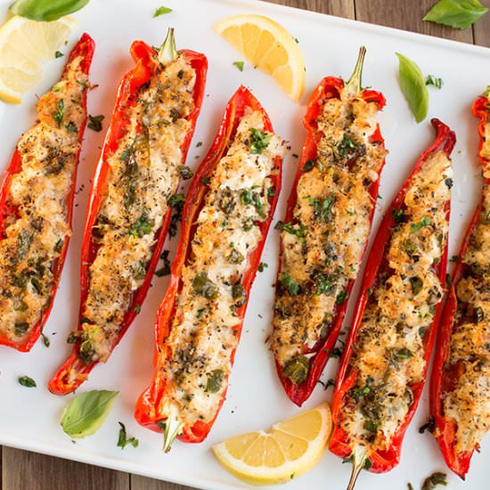 Crab Stuffed Peppers - Recipe photo by ChiliPepperMadness