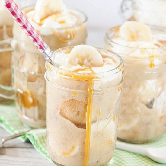 Caramel Banana Pudding - Recipe photo by Food Done Light