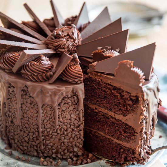 Wicked Windmill Chocolate Cake - Recipe photo by EvilTwinKitchen