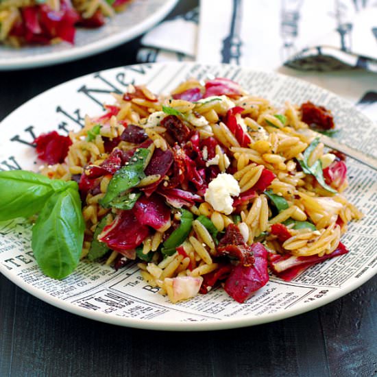 Orzo with Everything Pasta Salad - Recipe photo by twoofakindcooks