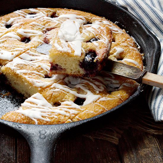 Skillet Sweet Cherry Kuchen - Recipe photo by seasonsandsuppers