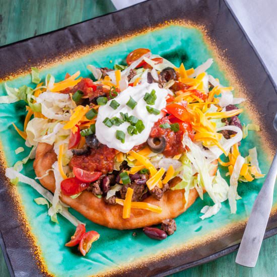 Indian Fry Bread Tacos - Recipe photo by jennifercooks