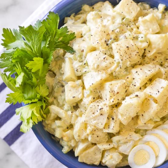 Deviled Egg Potato Salad - Recipe photo by Nordstrom Recipes