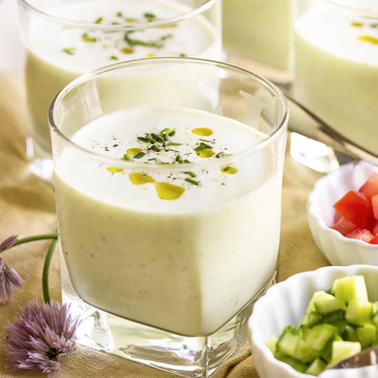 Cold Cucumber Buttermilk Soup - Recipe photo by justalittlebitofbacon