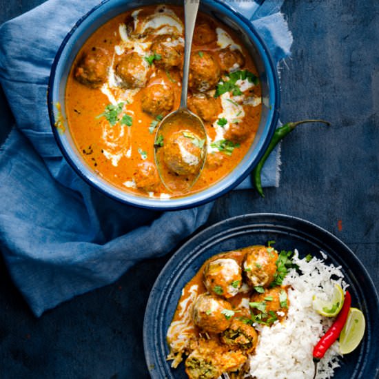 Soya Keema Matar Kofta - Recipe photo by cubesnjuliennes