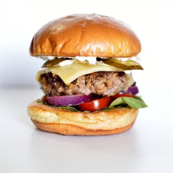 Turkish Inspired Lamb Burgers - Recipe photo by kayskitchen