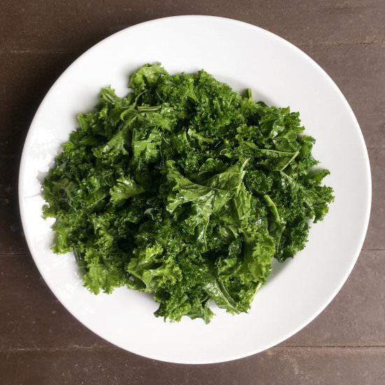 Simple Massaged Kale Salad - Recipe photo by umamigirl