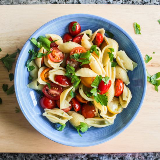 Tuscan Summer Pasta - Recipe photo by Lisa G Cooks